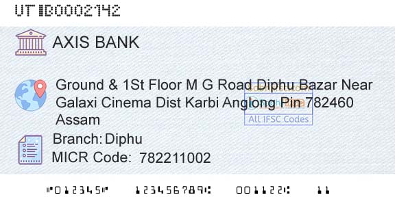 Axis Bank DiphuBranch 