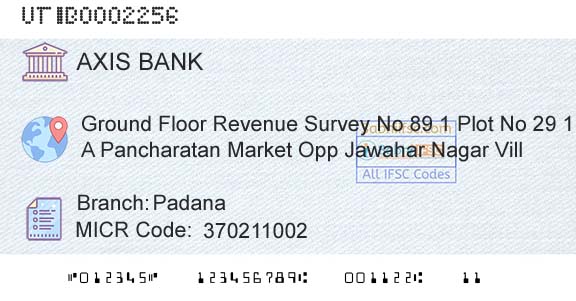 Axis Bank PadanaBranch 
