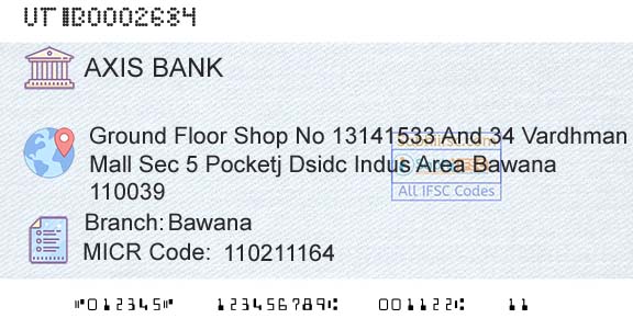 Axis Bank BawanaBranch 