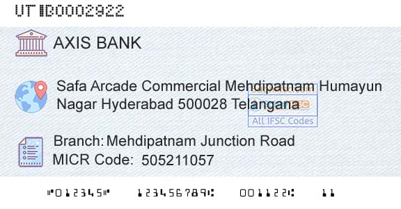 Axis Bank Mehdipatnam Junction RoadBranch 