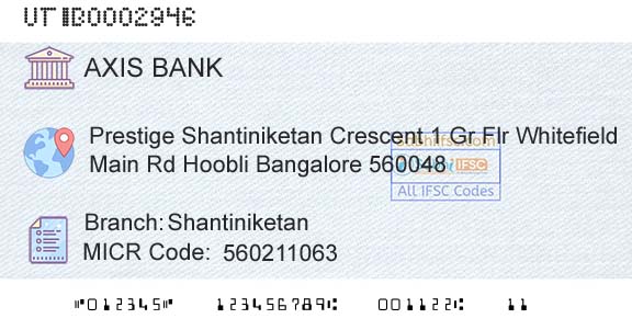 Axis Bank ShantiniketanBranch 