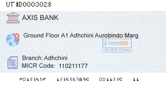 Axis Bank AdhchiniBranch 