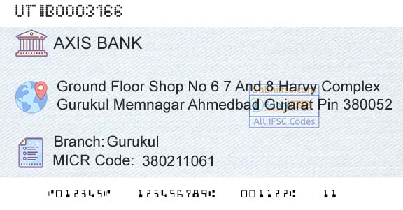 Axis Bank GurukulBranch 