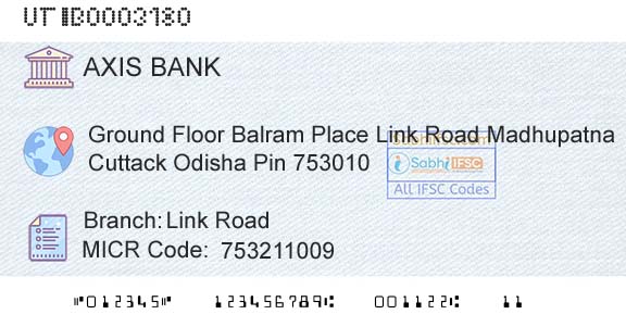 Axis Bank Link RoadBranch 