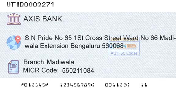 Axis Bank MadiwalaBranch 