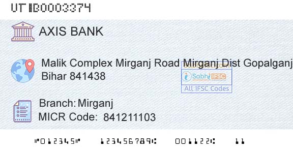 Axis Bank MirganjBranch 