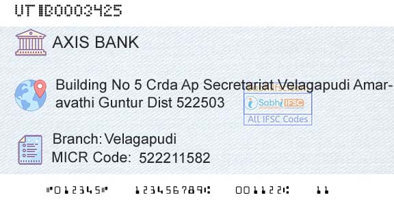 Axis Bank VelagapudiBranch 