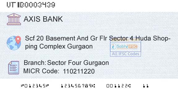 Axis Bank Sector Four GurgaonBranch 