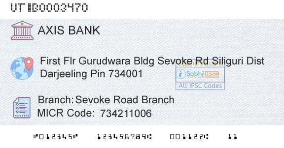Axis Bank Sevoke Road BranchBranch 