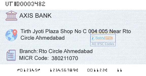 Axis Bank Rto Circle AhmedabadBranch 