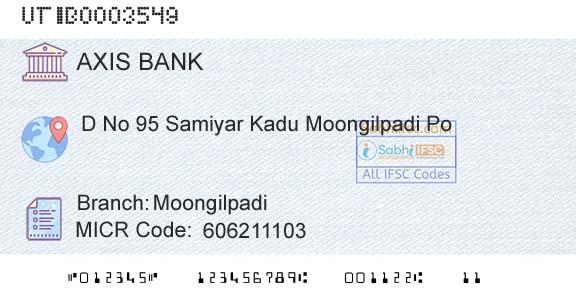 Axis Bank MoongilpadiBranch 