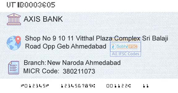 Axis Bank New Naroda AhmedabadBranch 