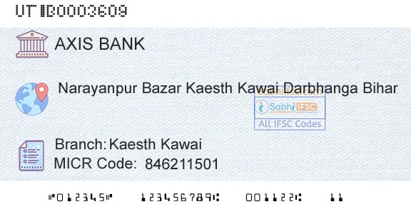 Axis Bank Kaesth KawaiBranch 