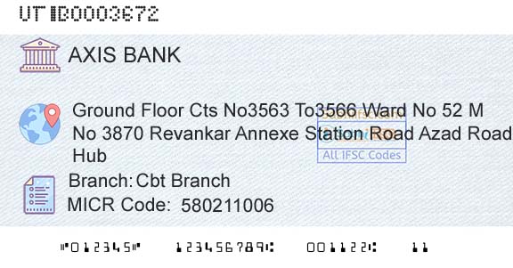 Axis Bank Cbt BranchBranch 
