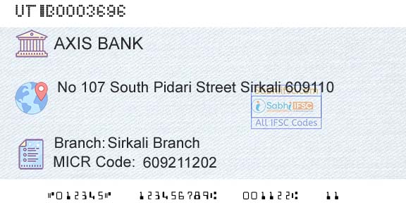 Axis Bank Sirkali BranchBranch 