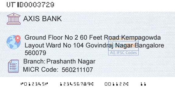 Axis Bank Prashanth NagarBranch 