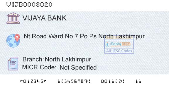 Vijaya Bank North LakhimpurBranch 