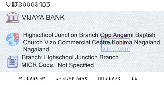 Vijaya Bank Highschool Junction BranchBranch 