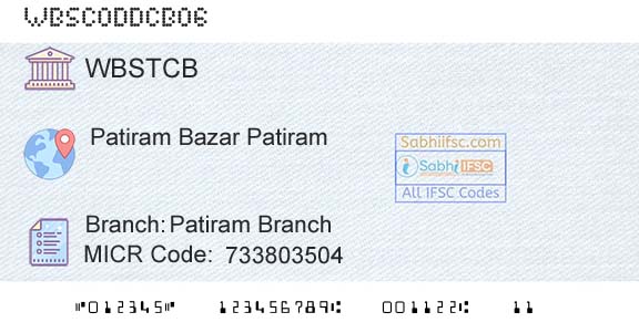 The West Bengal State Cooperative Bank Patiram BranchBranch 
