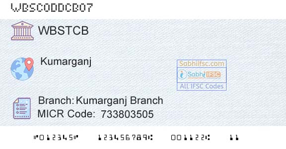 The West Bengal State Cooperative Bank Kumarganj BranchBranch 