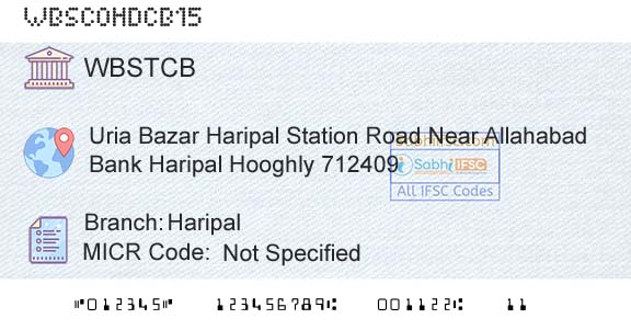 The West Bengal State Cooperative Bank HaripalBranch 