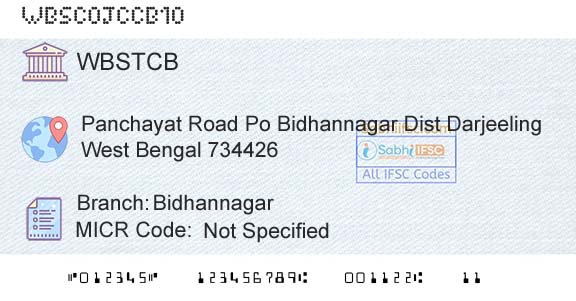 The West Bengal State Cooperative Bank BidhannagarBranch 