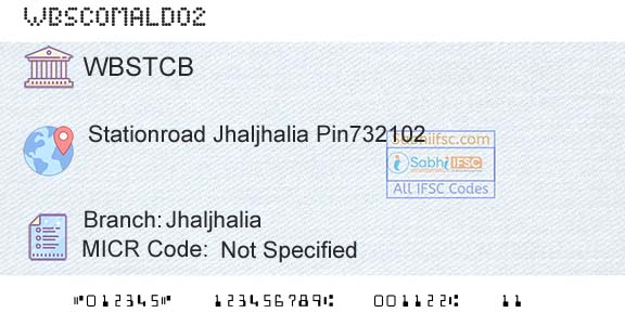The West Bengal State Cooperative Bank JhaljhaliaBranch 
