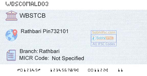 The West Bengal State Cooperative Bank RathbariBranch 