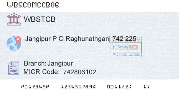 The West Bengal State Cooperative Bank JangipurBranch 