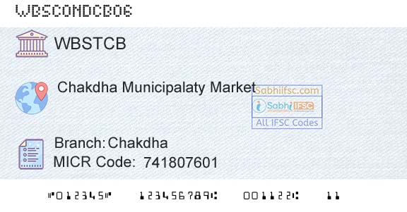 The West Bengal State Cooperative Bank ChakdhaBranch 