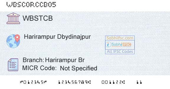 The West Bengal State Cooperative Bank Harirampur BrBranch 