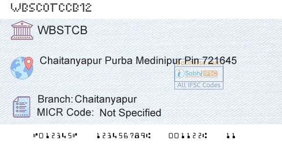 The West Bengal State Cooperative Bank ChaitanyapurBranch 
