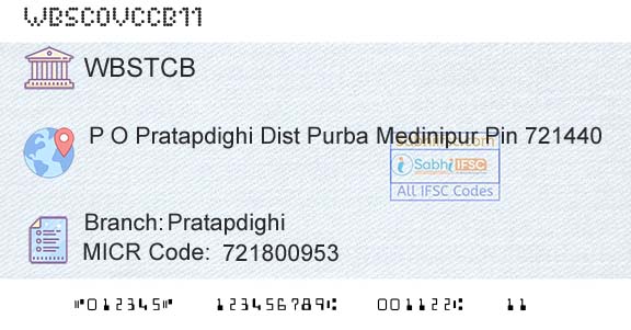 The West Bengal State Cooperative Bank PratapdighiBranch 