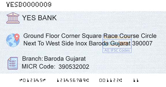 Yes Bank Baroda GujaratBranch 