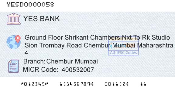 Yes Bank Chembur MumbaiBranch 