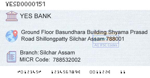 Yes Bank Silchar AssamBranch 