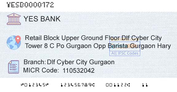 Yes Bank Dlf Cyber City GurgaonBranch 