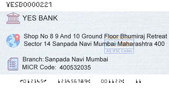 Yes Bank Sanpada Navi MumbaiBranch 