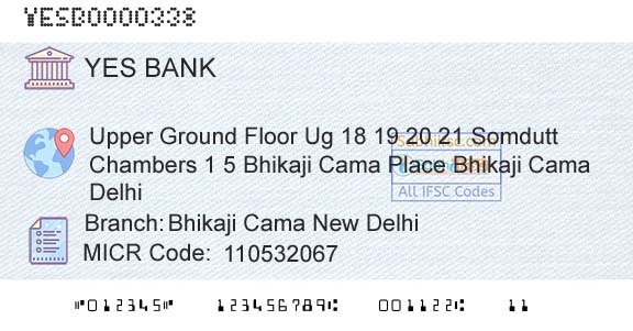 Yes Bank Bhikaji Cama New DelhiBranch 