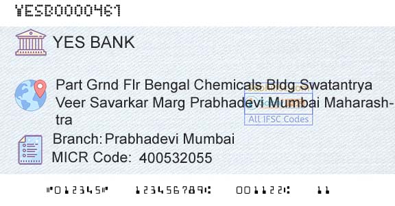Yes Bank Prabhadevi MumbaiBranch 