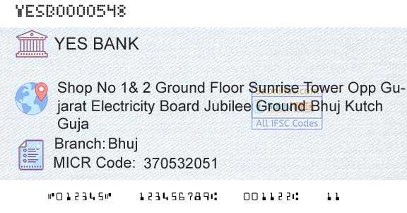 Yes Bank BhujBranch 