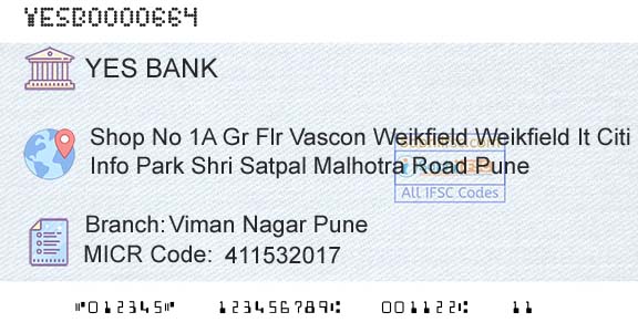 Yes Bank Viman Nagar PuneBranch 