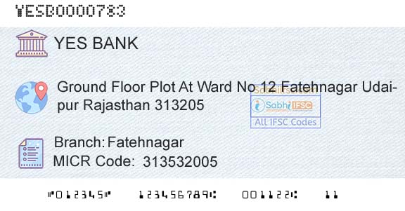 Yes Bank FatehnagarBranch 