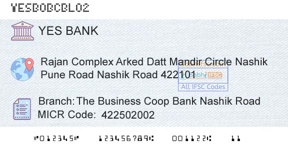 Yes Bank The Business Coop Bank Nashik RoadBranch 