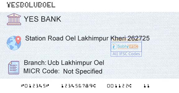 Yes Bank Ucb Lakhimpur OelBranch 