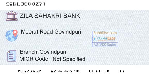 Zila Sahakri Bank Limited Ghaziabad GovindpuriBranch 