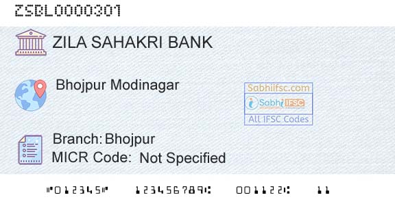 Zila Sahakri Bank Limited Ghaziabad BhojpurBranch 