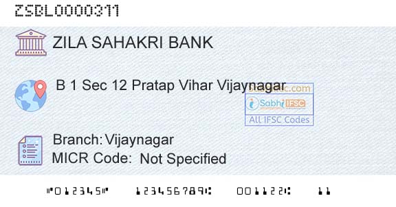 Zila Sahakri Bank Limited Ghaziabad VijaynagarBranch 
